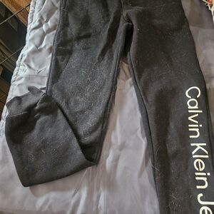 Calvin Klein Jeans Kids Black Leggings